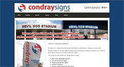 Desktop Screenshot of condraysigns.com