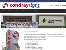 Tablet Screenshot of condraysigns.com